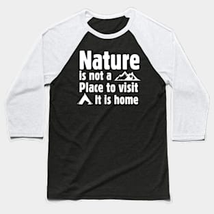 Hiking Nature Design Baseball T-Shirt